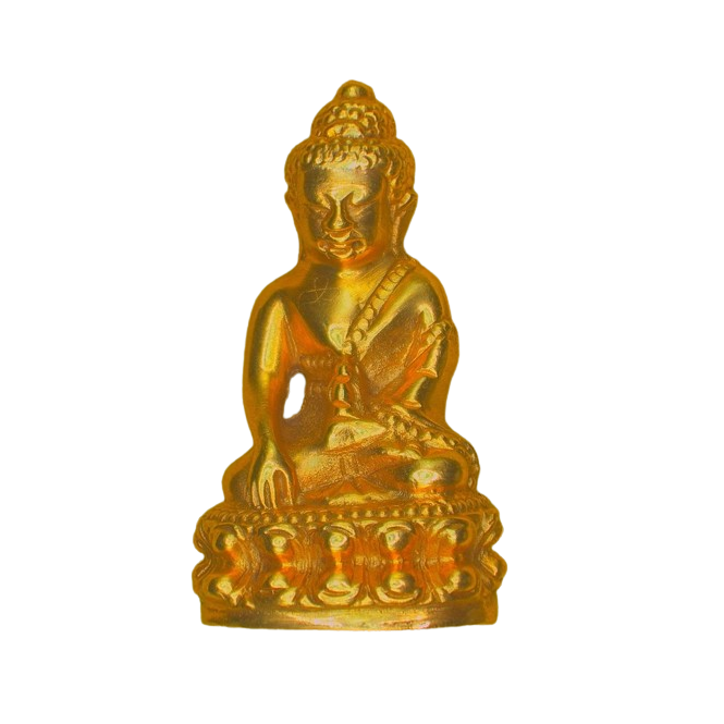 AML6702170064 หลวงปู่ทิม พระกริ่ง ชินบัญชร ก้นเงิน  วัดละหารไร่ เนื้อนวโลหะ 